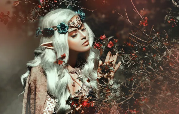 Bush, elf, cosplay