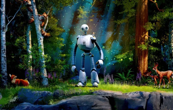 Movies, Poster, 2024 Movies, Animation movies, The Wild Robot