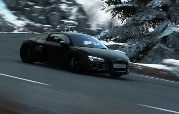 Audi, speed, track