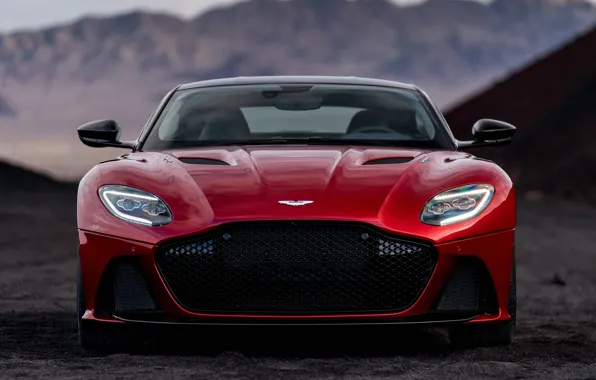 Aston Martin, DBS, Superleggera, front view, 2018