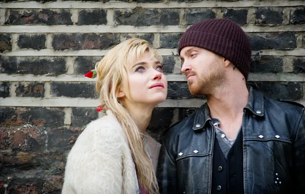 Picture the film, Aaron Paul, Imogen Poots, A Long Way Down, long fall