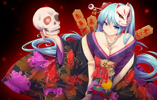 Sake, fox, dead, anime, beautiful, pretty, death, asian