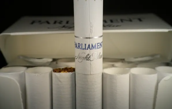 Pack, brand, cigarette, night blue, parliament, inverted cigarette