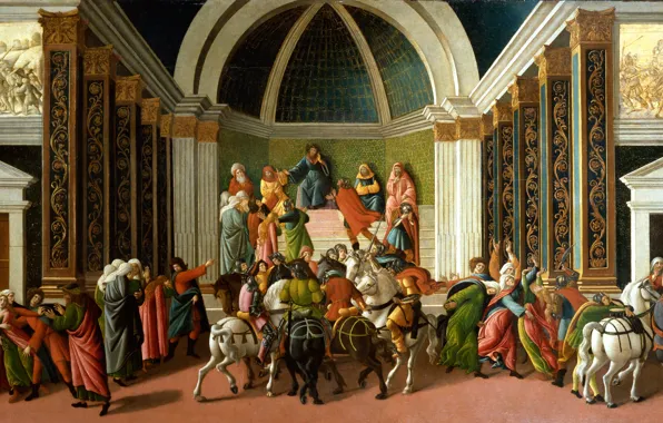 Picture, mythology, Sandro Botticelli, History Of Virginia