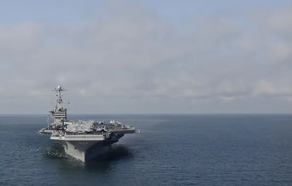 Sea, the sky, the carrier, USS, type "Nimitz", Harry S. Truman, (CVN-75)