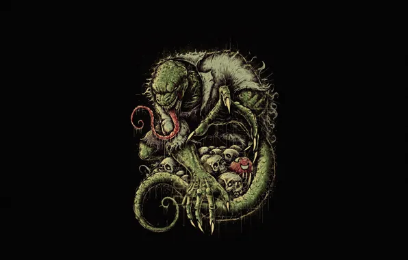 Minimalism, Style, Lizard, Background, Art, Style, Background, Marvel Comics