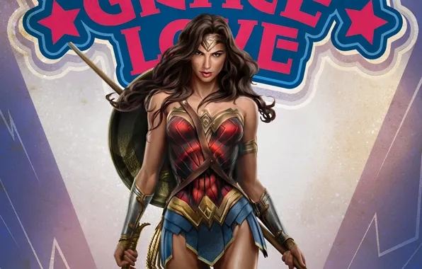 Girl, Wonder Woman, model, cartoon, brunette, hero, pose, artwork