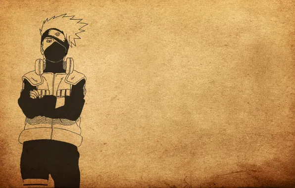 Picture minimal, naruto, anime, kakashi, shinobi