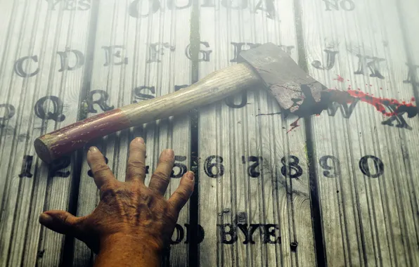 Background, hand, axe