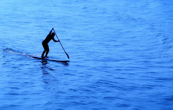 Picture sea, sport, Board, paddle