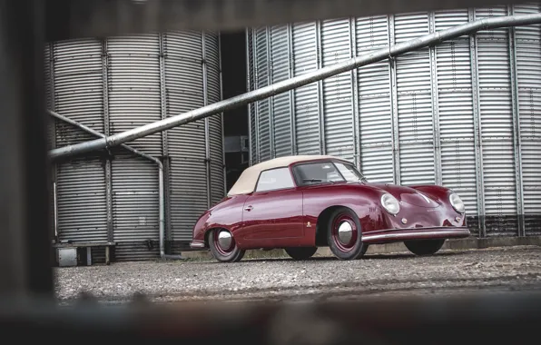 Porsche, classic, 356, 1951, Porsche 356 1300 Cabriolet