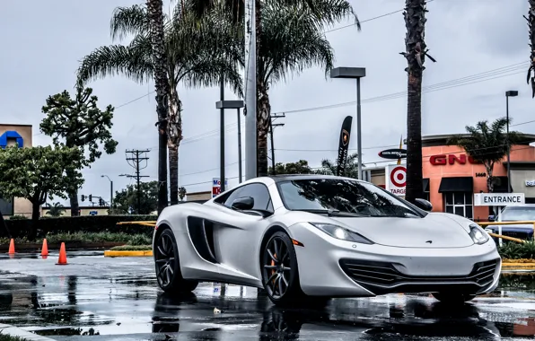 Picture McLaren, Supercar, MP4-12C, Rain, Supercar