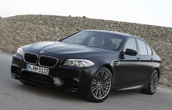 Picture black, bmw, BMW, hill, sedan, the front, individual, individual