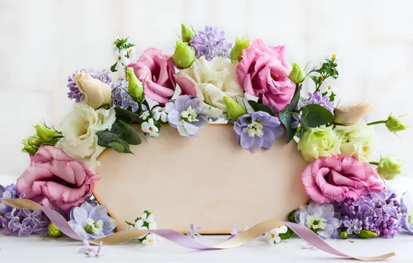 Picture flowers, roses, rose, wood, pink, flowers, beautiful, lilac