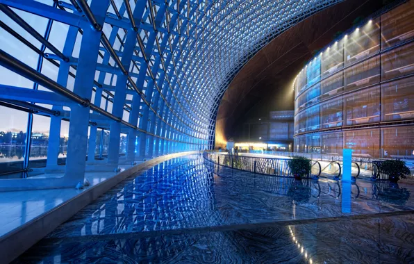 India, Mumbai, egg-shaped building