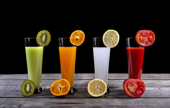 Fruit, fresh, juices