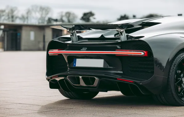 Bugatti, rear, Chiron, Bugatti Chiron