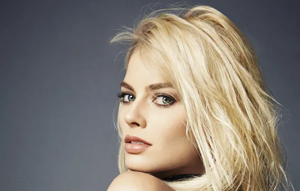 Look, background, portrait, blonde, Margot Robbie, Margot Robbie