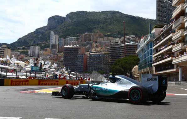 Wallpaper formula 1, Monaco, hybrid, Happy, Mercedes AMG, Nico Rosberg ...