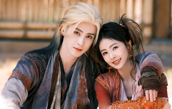Love, pair, China, the series, costumes, drama, Moonlight Mystique