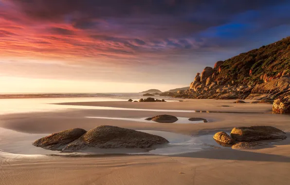 Clouds, Victoria, tide, Australia, Wilsons Promontory