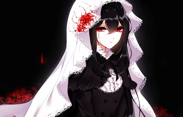 Girl, flowers, Mahou Shoujo Madoka Magica, Girl magician Madoka, Sheya, Homura Akemi
