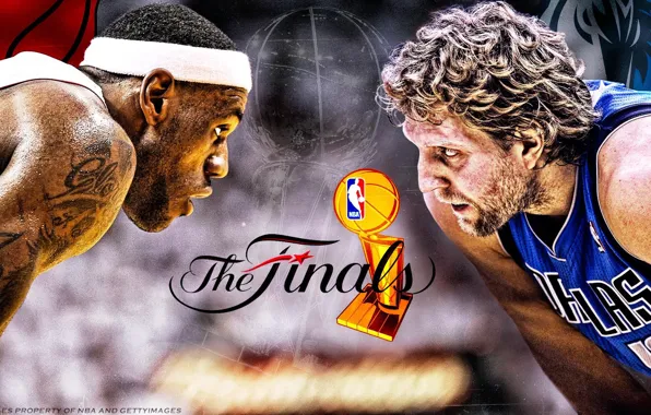 Picture Miami, basketball, 2011, James, nba, finals, Nowitzki, Dallas