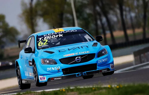 Picture Volvo, Touring, S60, WTCC, Polestar, Cyan, Biork