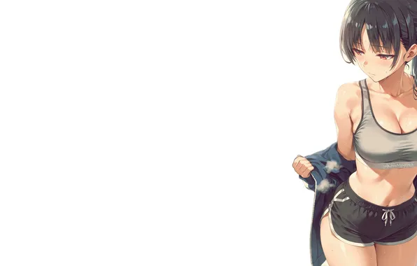 Kawaii, girl, sexy, anime, pretty, babe, cute, workout