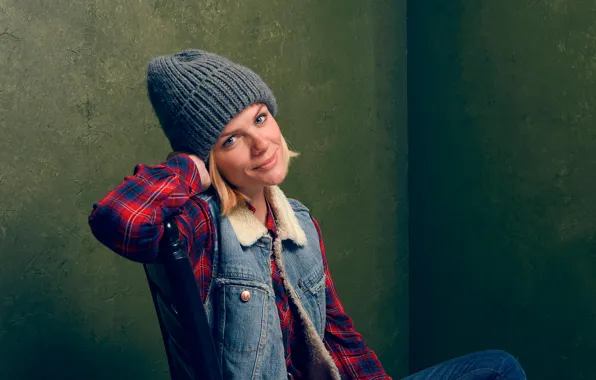 Picture photoshoot, Brooklyn Decker, Sundance, for the film, Results