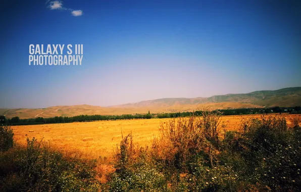 The sky, Field, Tajikistan, The