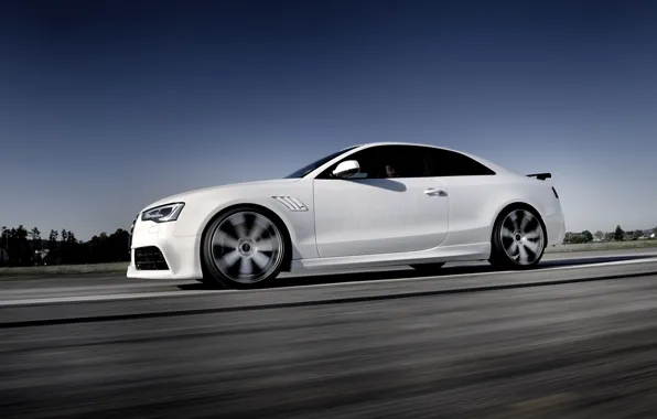 Audi, white, rs5, cool