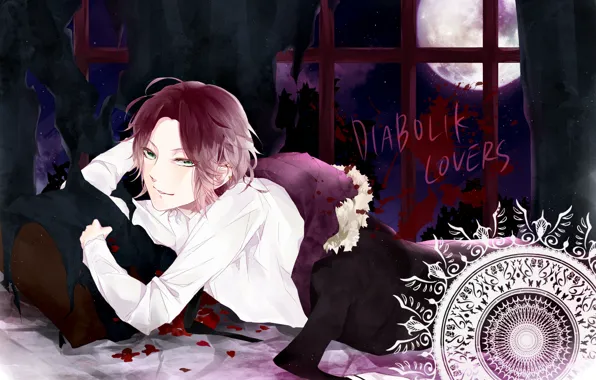 Background, vampire, guy, Diabolik Lovers, the devil's beloved, Wright