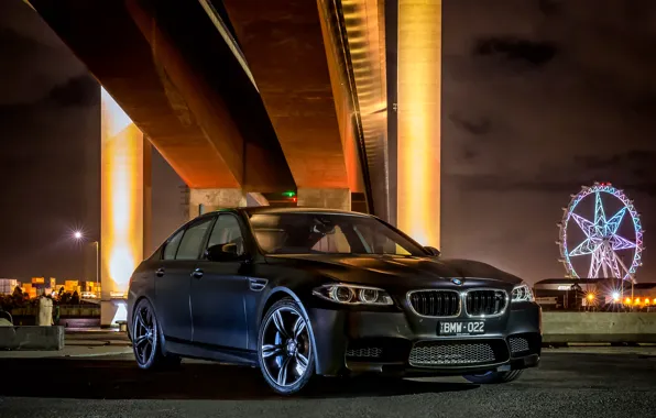 Black, BMW, BMW, Sedan, 2015