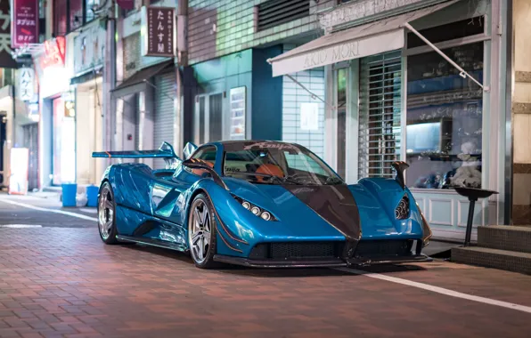 Pagani, Blue, Zonda, Tuning, Anija