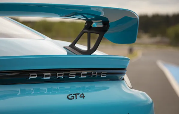 Porsche, Cayman, GT4, Wing, 2019, Porsche 718 (982) Cayman GT4