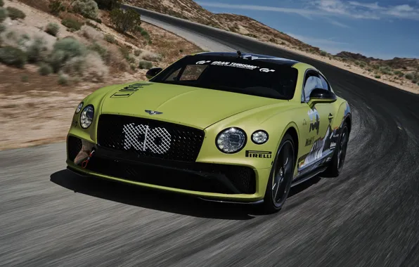 Road, asphalt, coupe, speed, Bentley, Continental GT, Pikes Peak, 2019