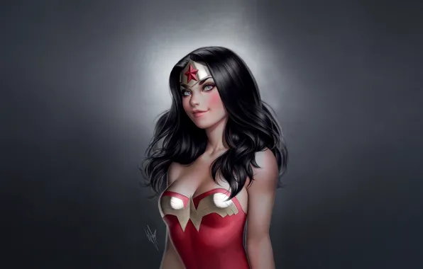 Girl, Minimalism, Girl, Background, Wonder Woman, Superhero, Beautiful, Beautiful
