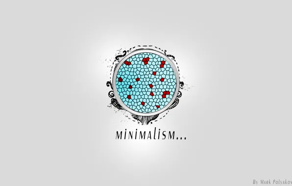 Picture techno, minimalism, electro, art