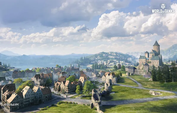 Picture map, World of Tanks, General battle, Nebelberg