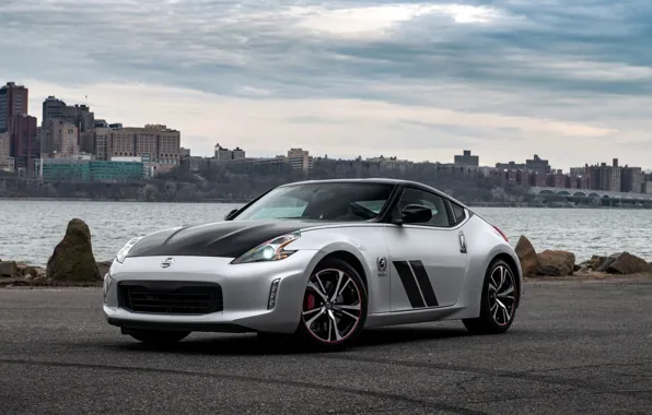 Coupe, Nissan, 370Z, 50th Anniversary Edition, 2020, spezzare, 2019, black and silver grey
