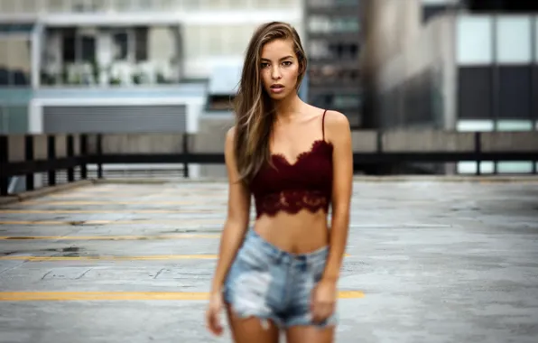 Picture girl, pose, background, Stacie