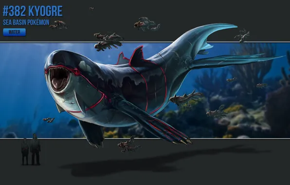 Art, Dolphin, pokemon, pokemon, water