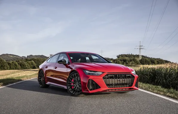 Picture AUDI, RED, RS7