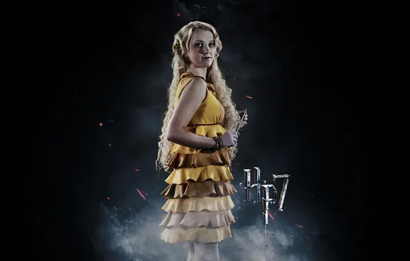 Picture look, dress, actress, She Again Reprised Her Role Lynch, Luna Lovegood