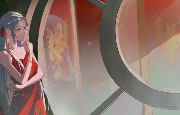 Girl, window, Fire Emblem, Edelgard Von Hresvelg