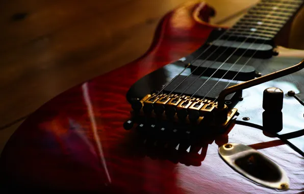 Macro, music, guitar