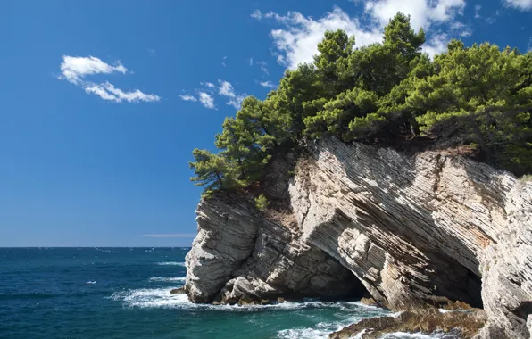 Rocks, Croatia, Petrovac na Moru