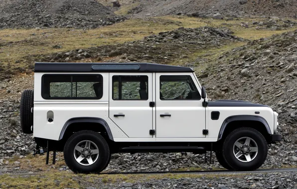 Land Rover, side view, 2009, Defender, Limited Edition