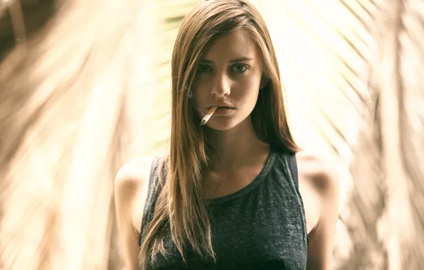 Look, girl, cigarette, Ministry of health warns